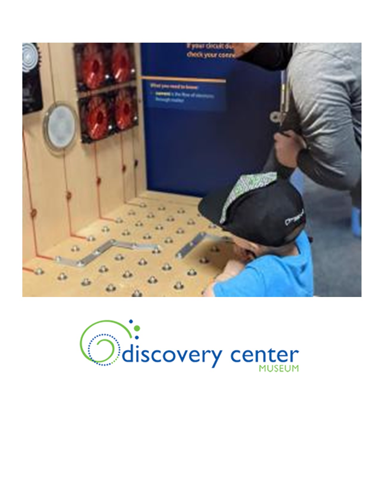 Discovery Center pic and logo