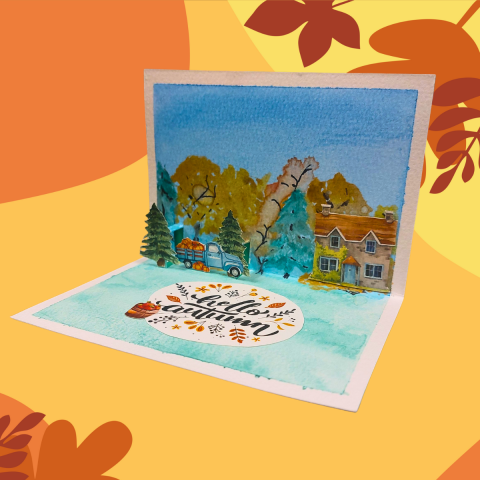 Fall Pop-Up Card