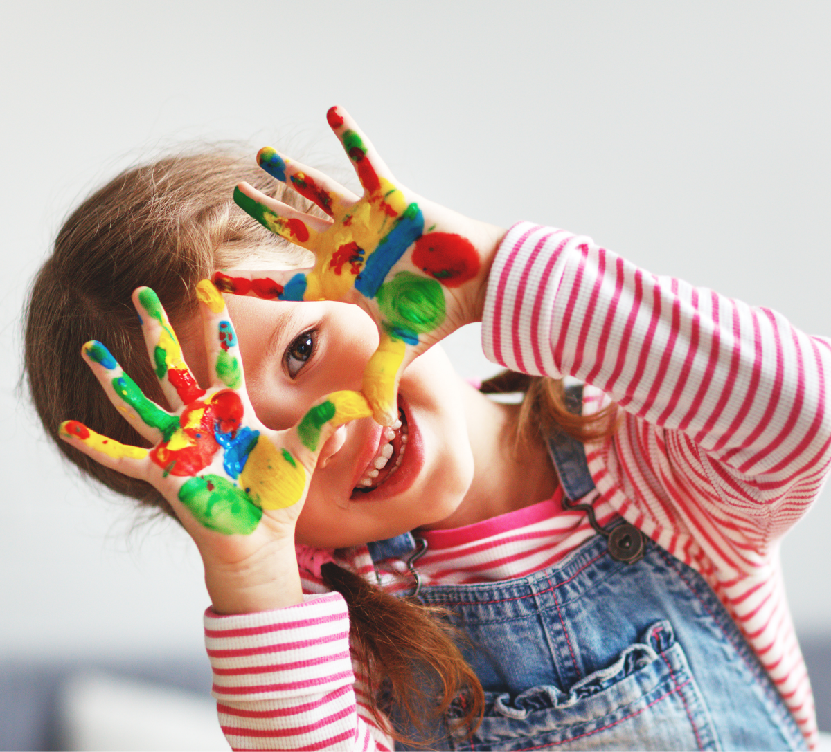 Story Time image- paint hands