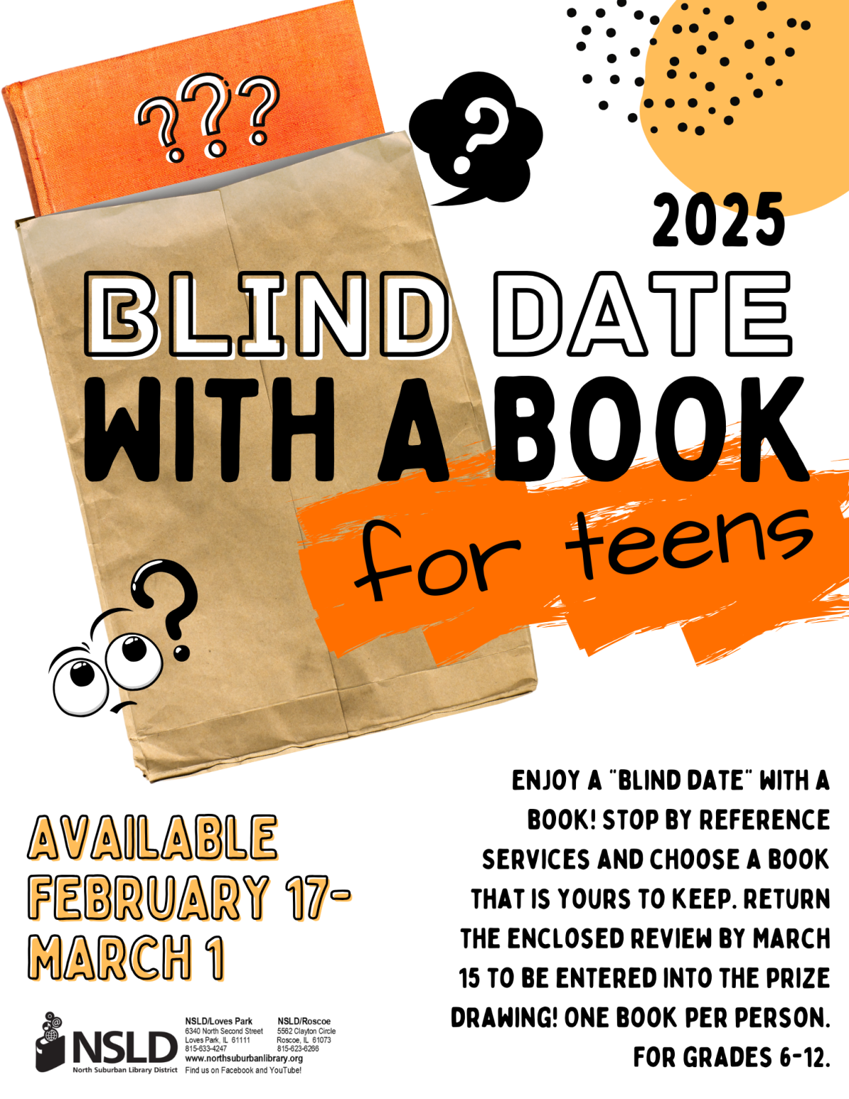 Teen Blind Date with a Book